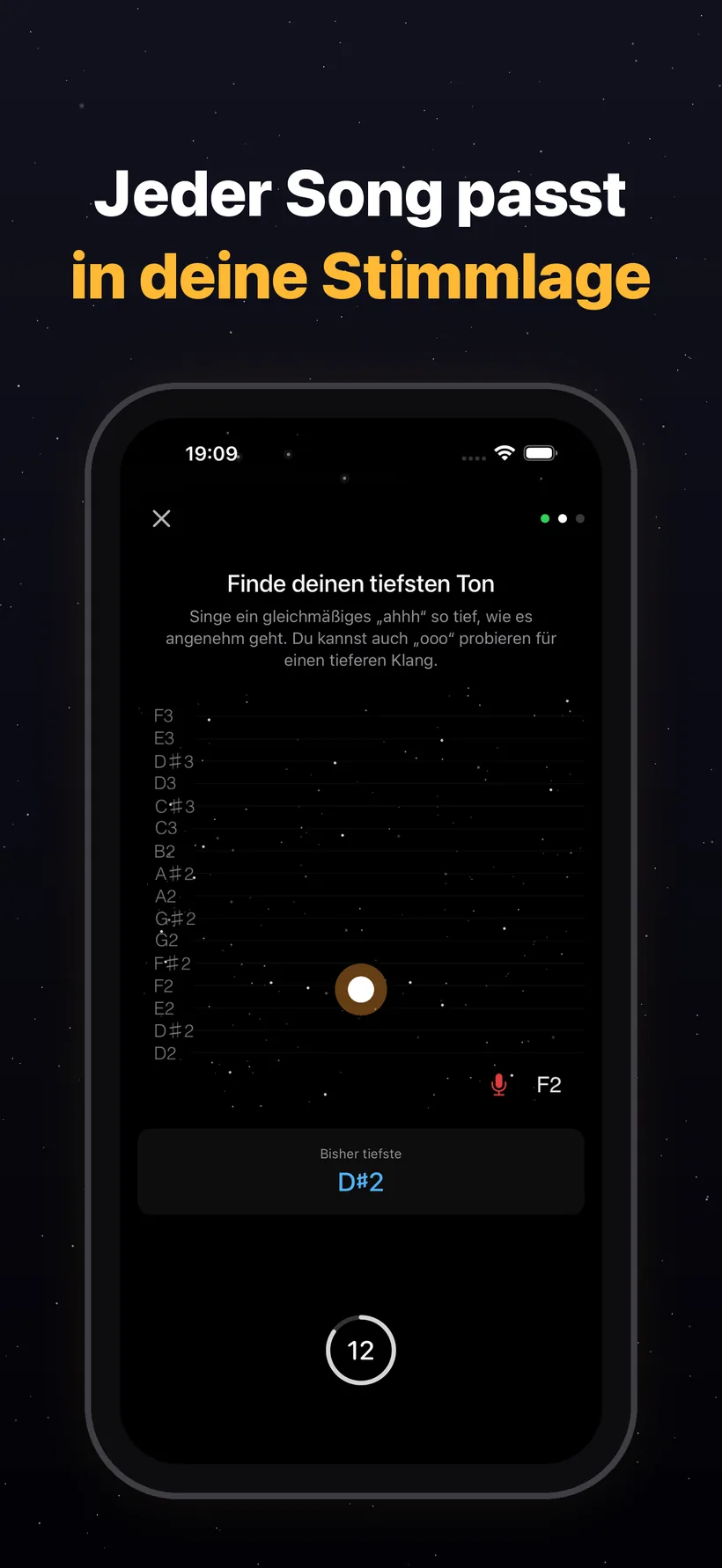 Stimm-Kalibrierung – finde deinen Stimmumfang